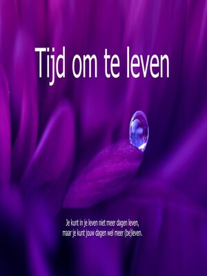 cover image of Tijd om te leven